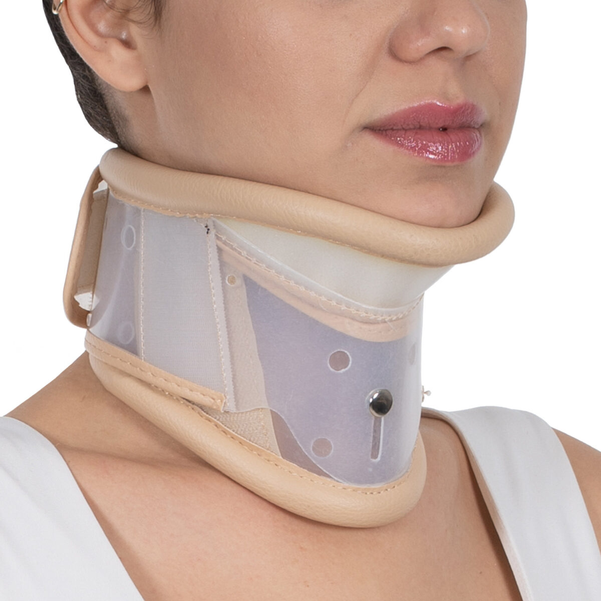 wingmed orthopedic equipments W107 adjustable pvc cervical collar with a chin support product 5 1