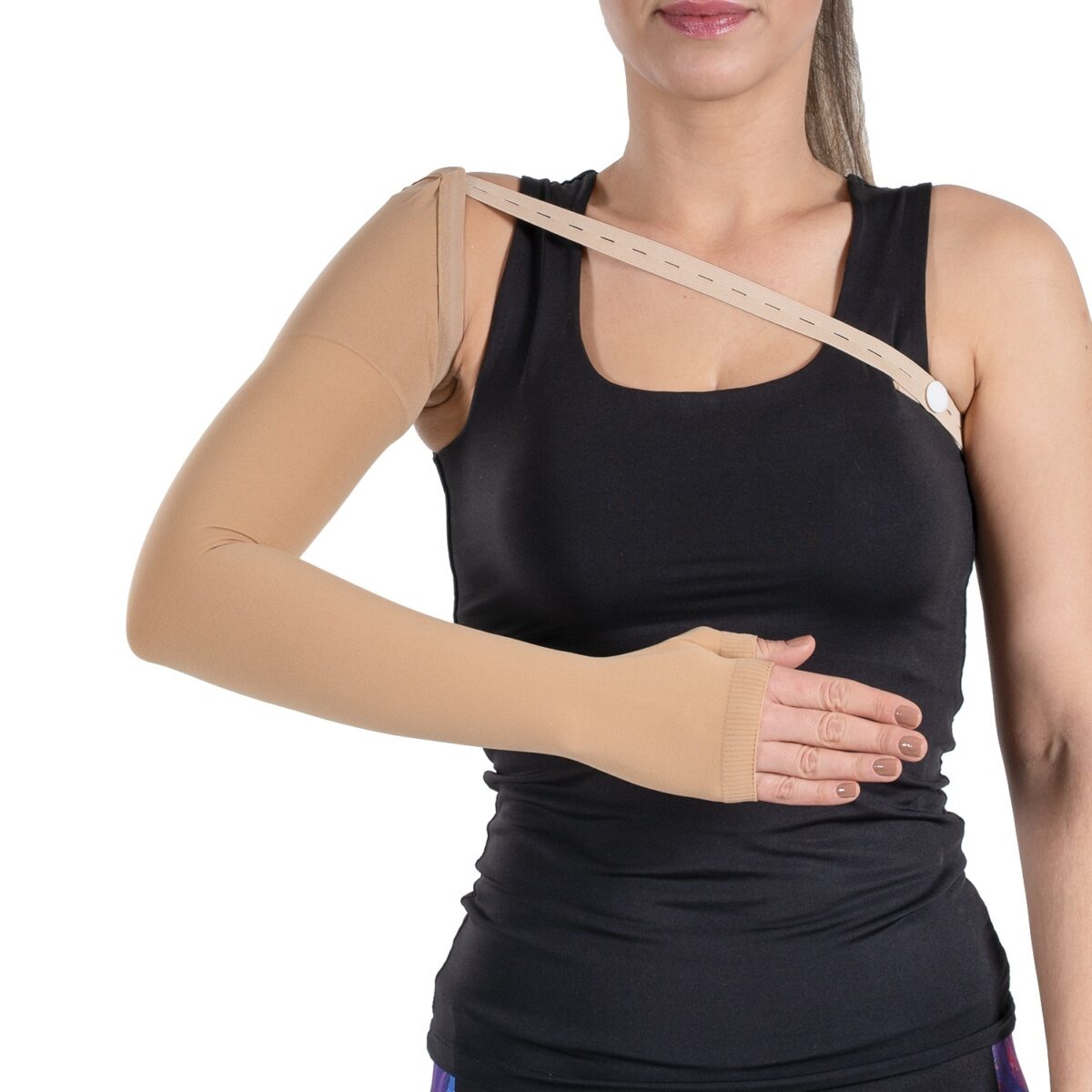 wingmed orthopedic equipments W1324 lymphoedema arm sleeve with shoulder belt 13