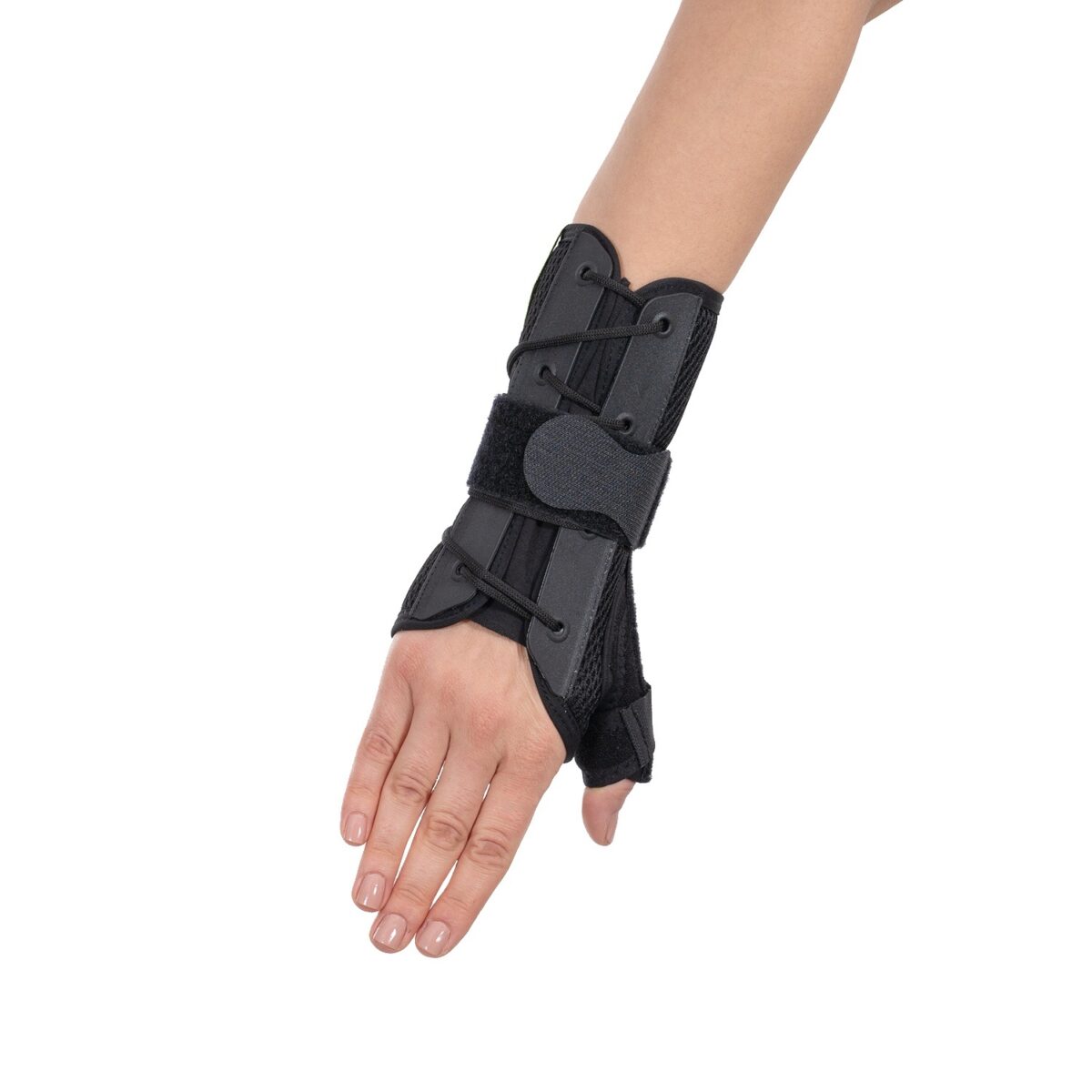 wingmed orthopedic equipments W320 lace up wrist splint with thumb support perforated 08